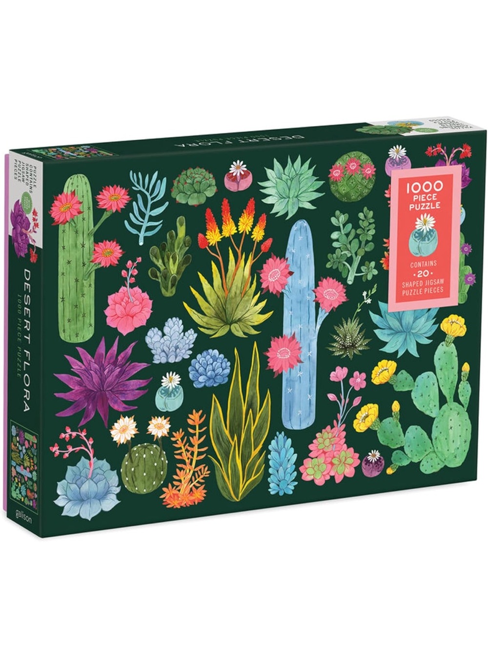 Desert Flora Jigsaw Puzzle - Colorful Illustration